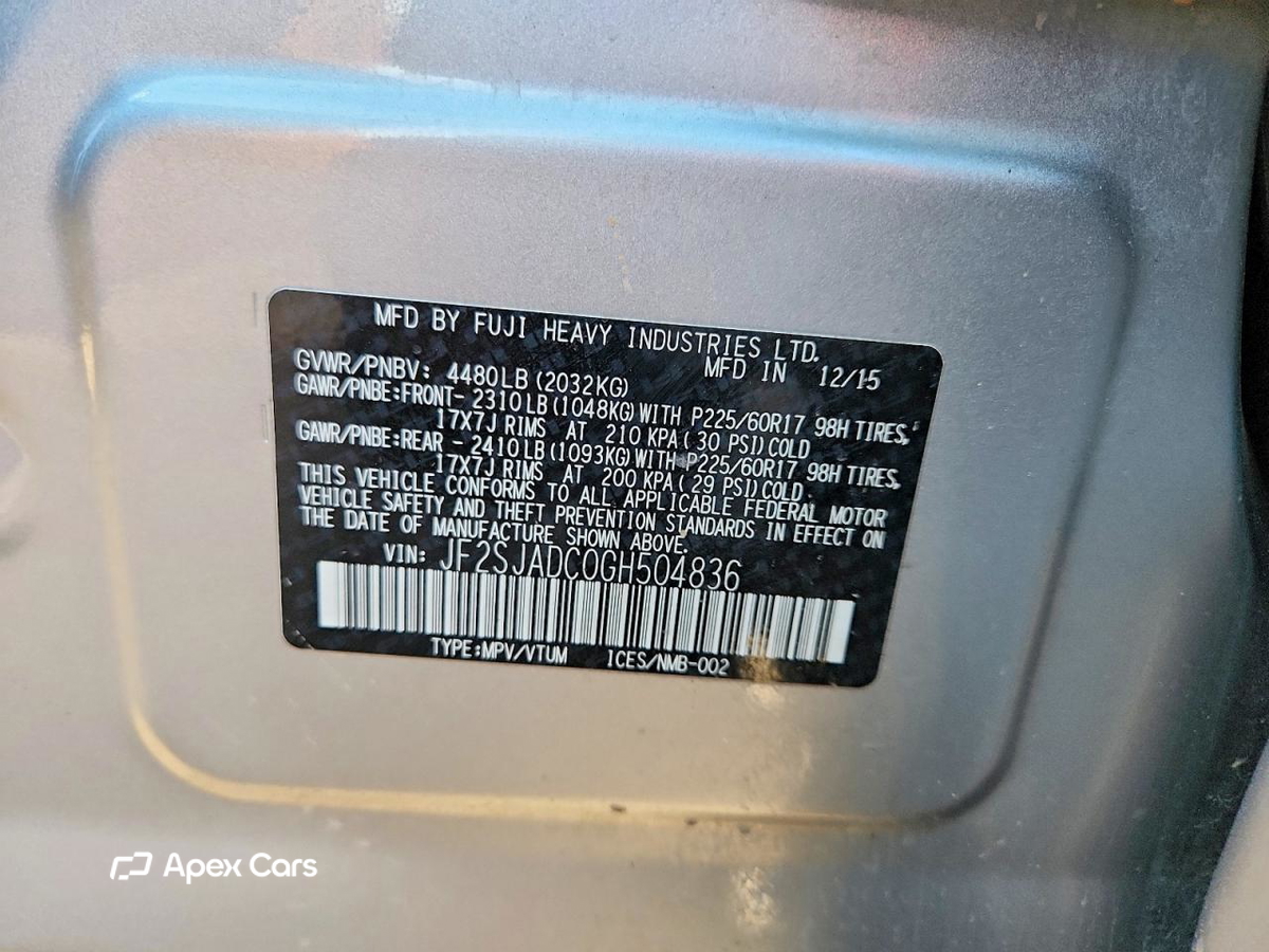 Subaru Forester 2016