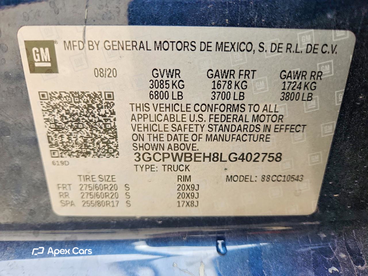 Chevrolet Silverado 2020