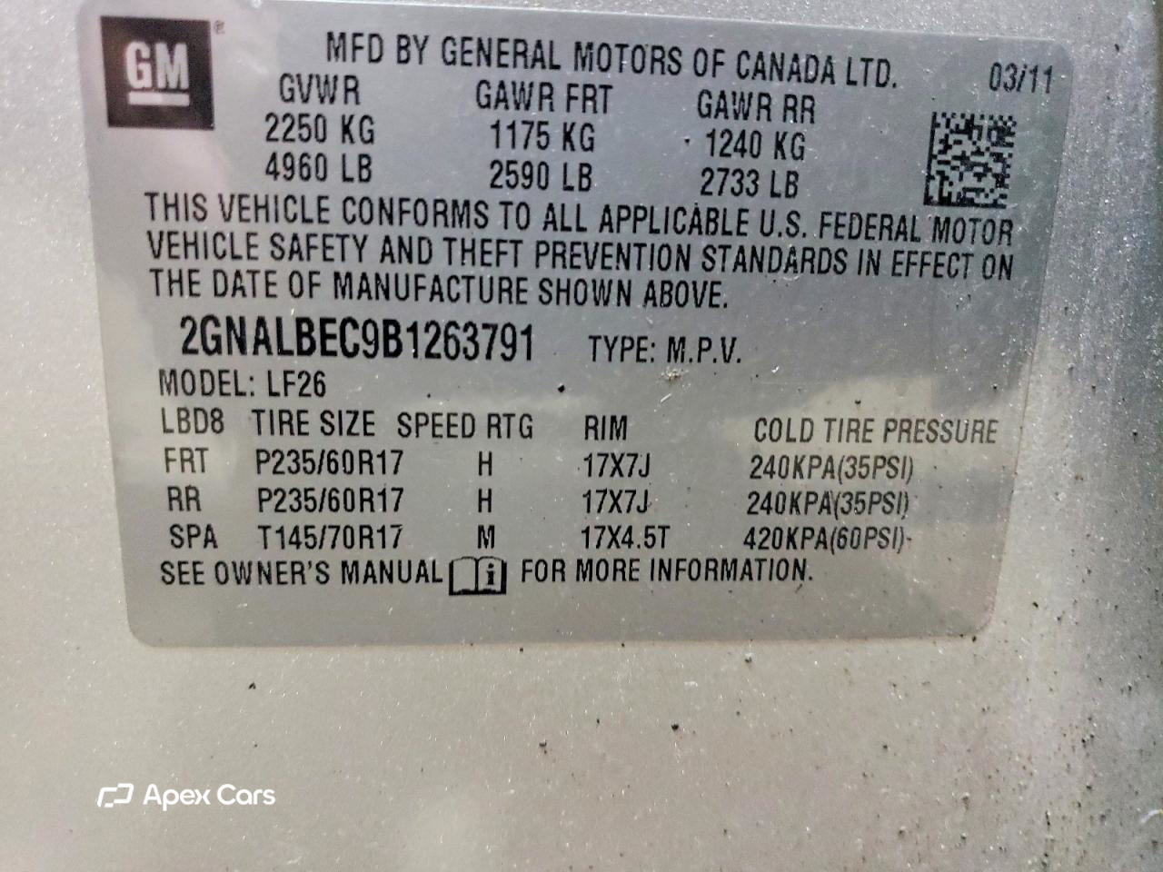 Chevrolet Equinox 2011