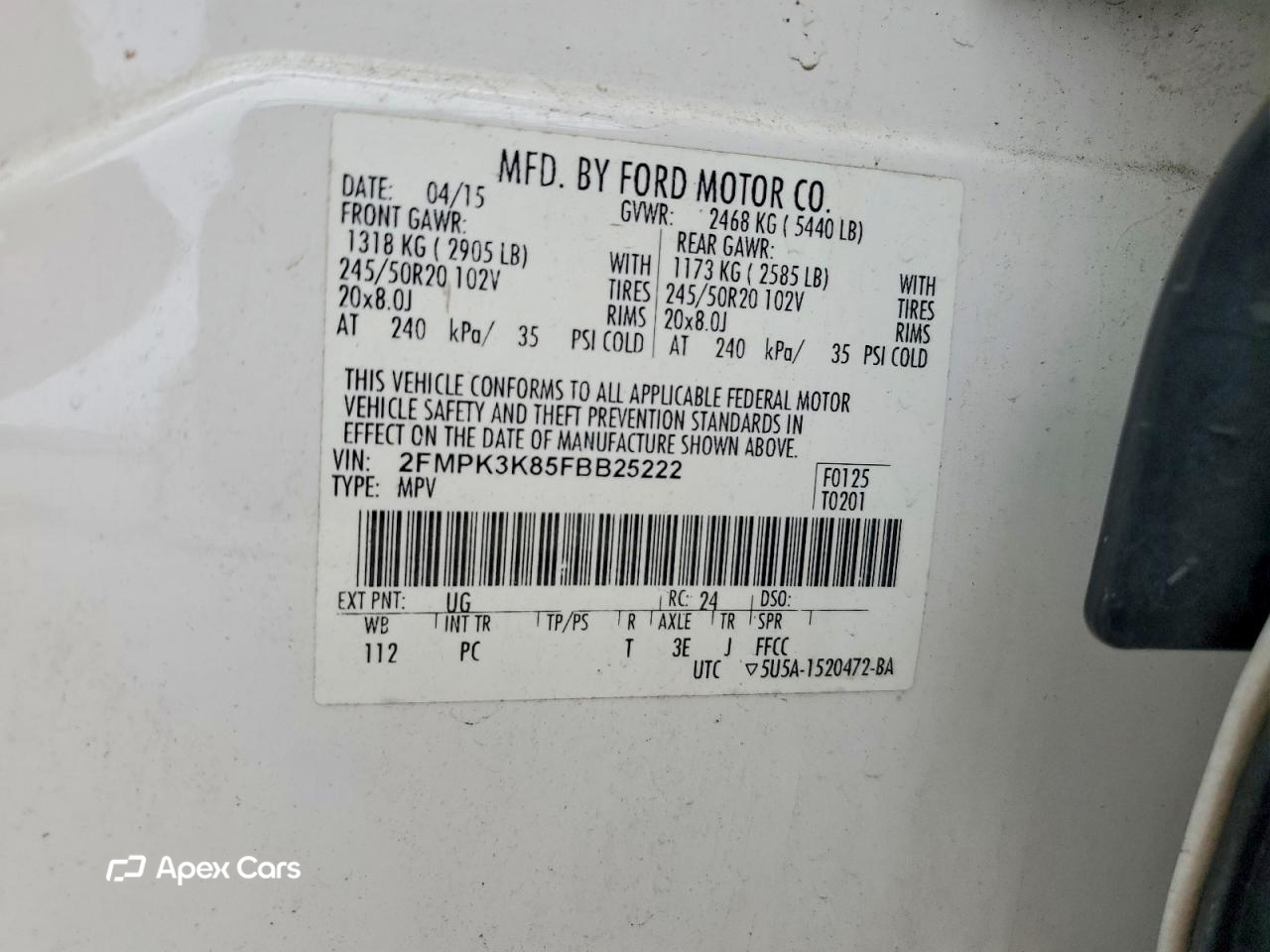 Ford Edge 2015