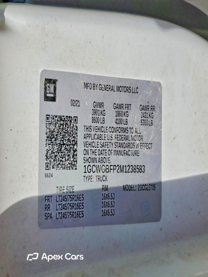 Chevrolet Express 2021