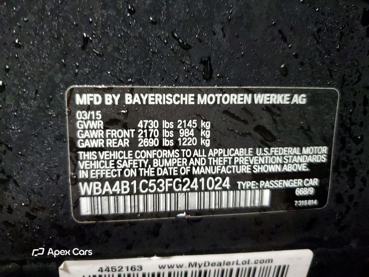 BMW Series 4 2015