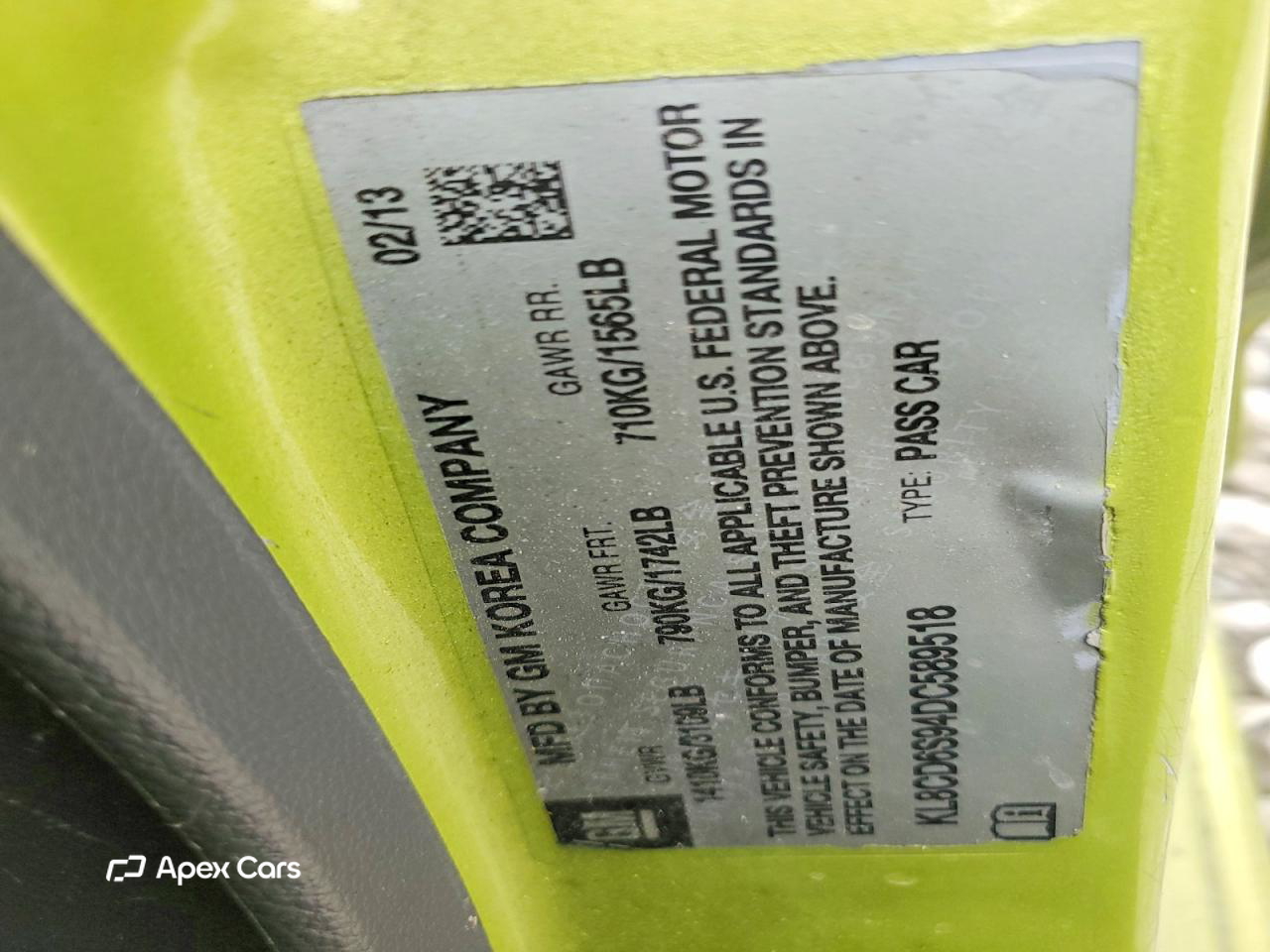 Chevrolet Spark 2013