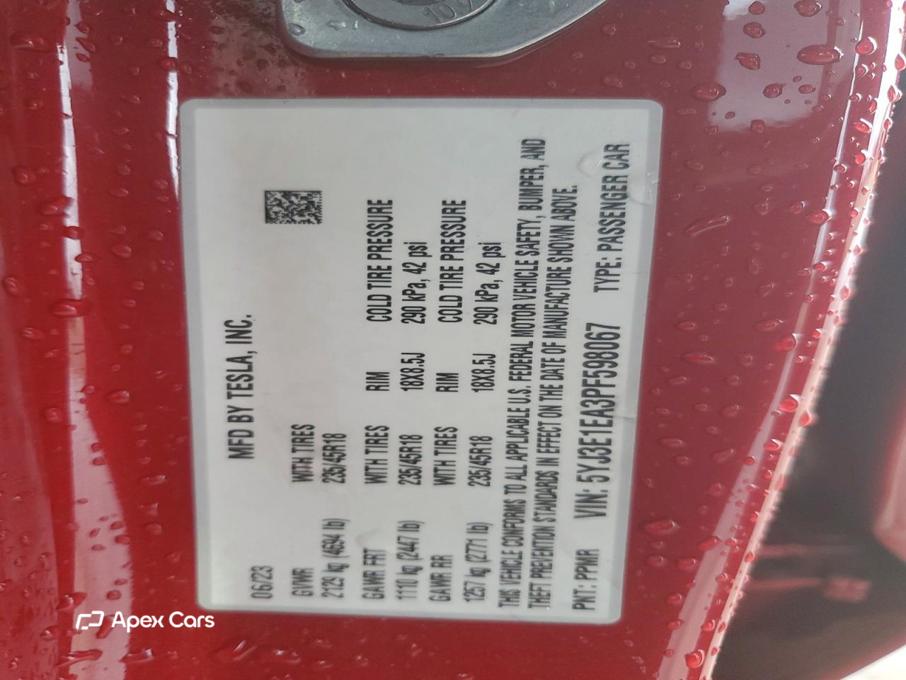 Tesla Model 3 2023