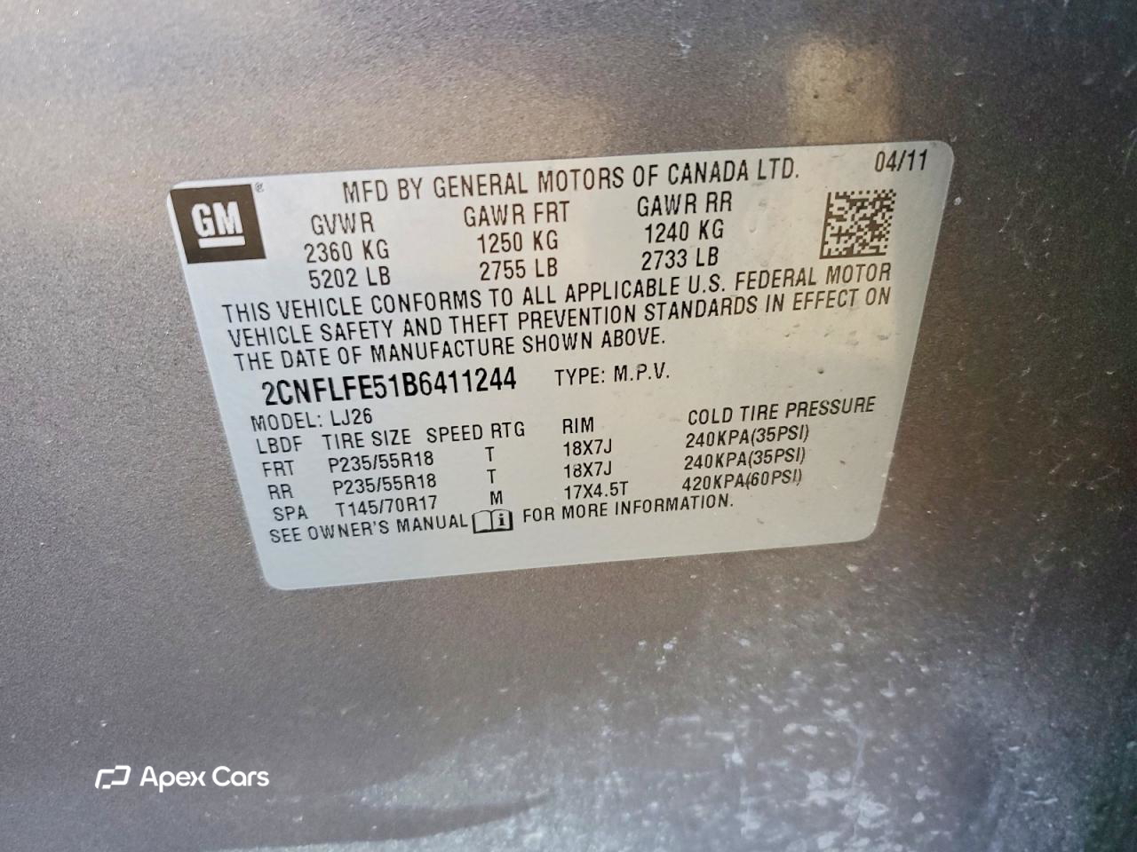 Chevrolet Equinox 2011