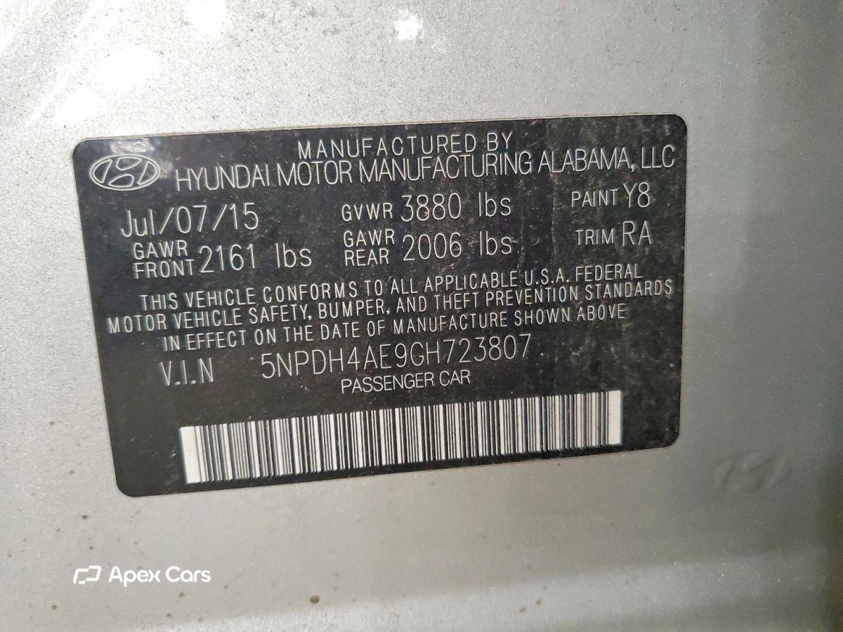Hyundai Elantra 2016