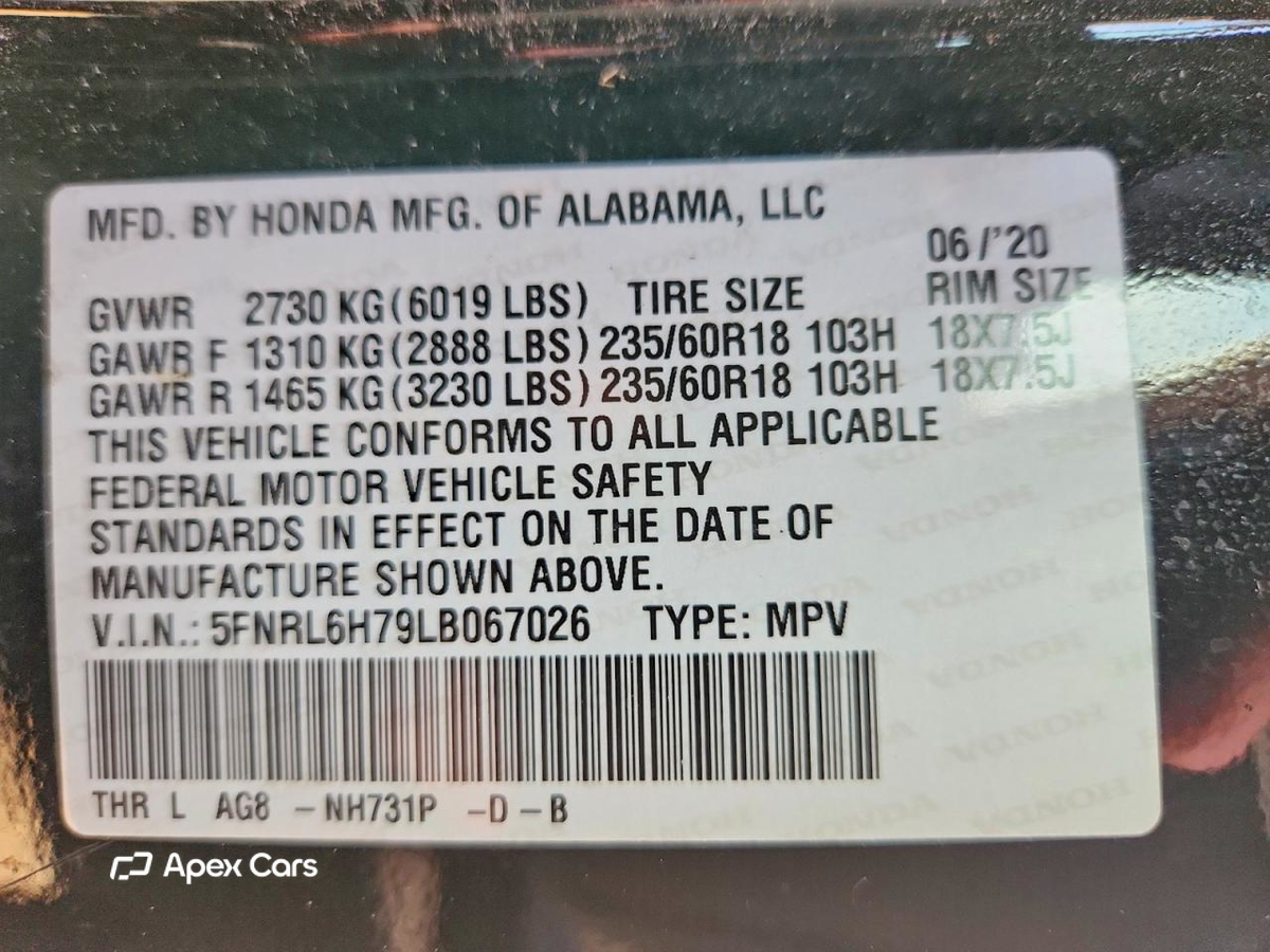 Honda Odyssey 2020