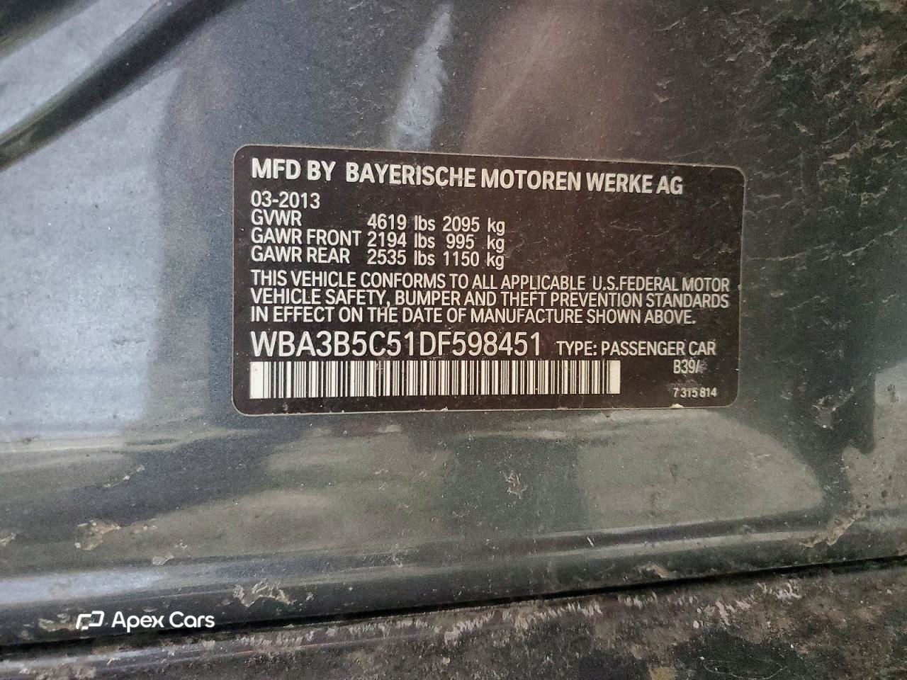 BMW Series 3 2013