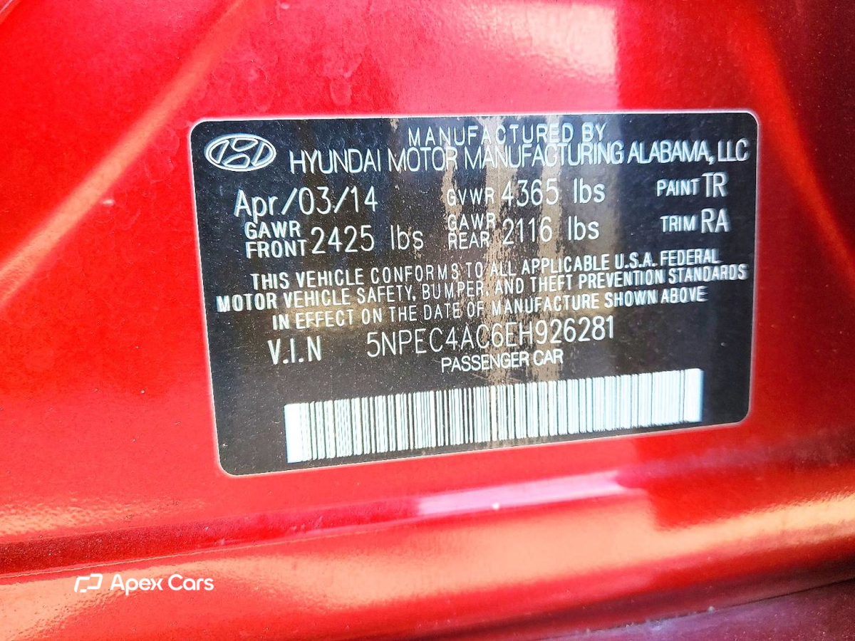 Hyundai Sonata 2014