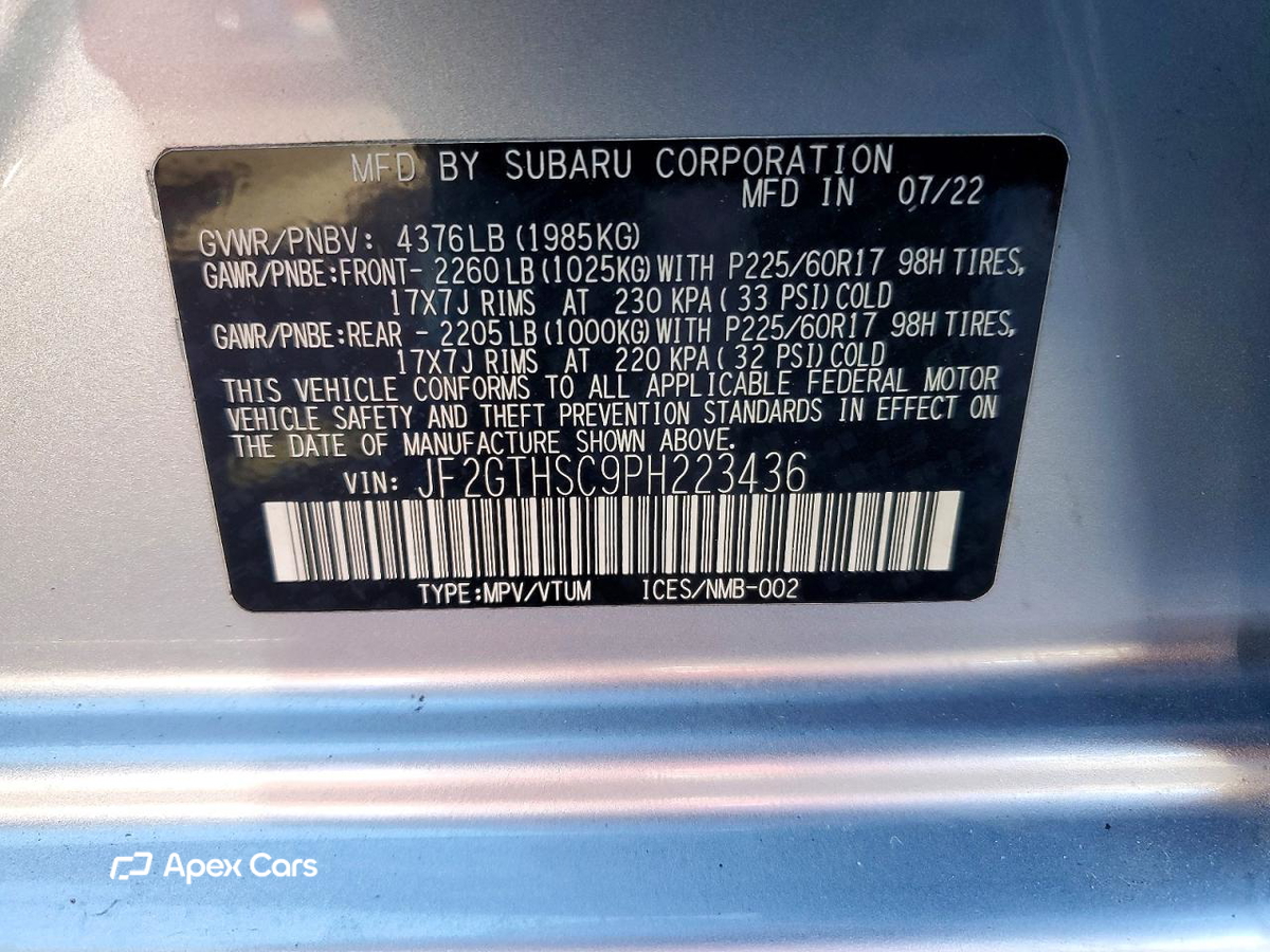 Subaru XV 2023