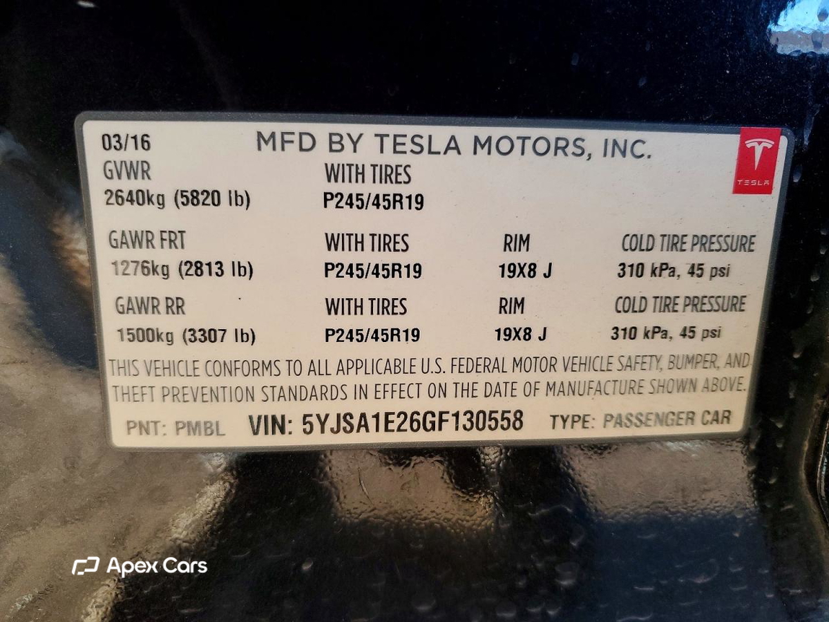 Tesla Model S 2016