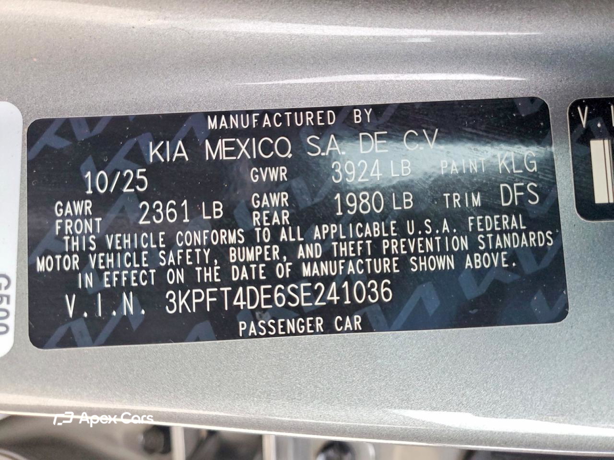 Kia K4 2025