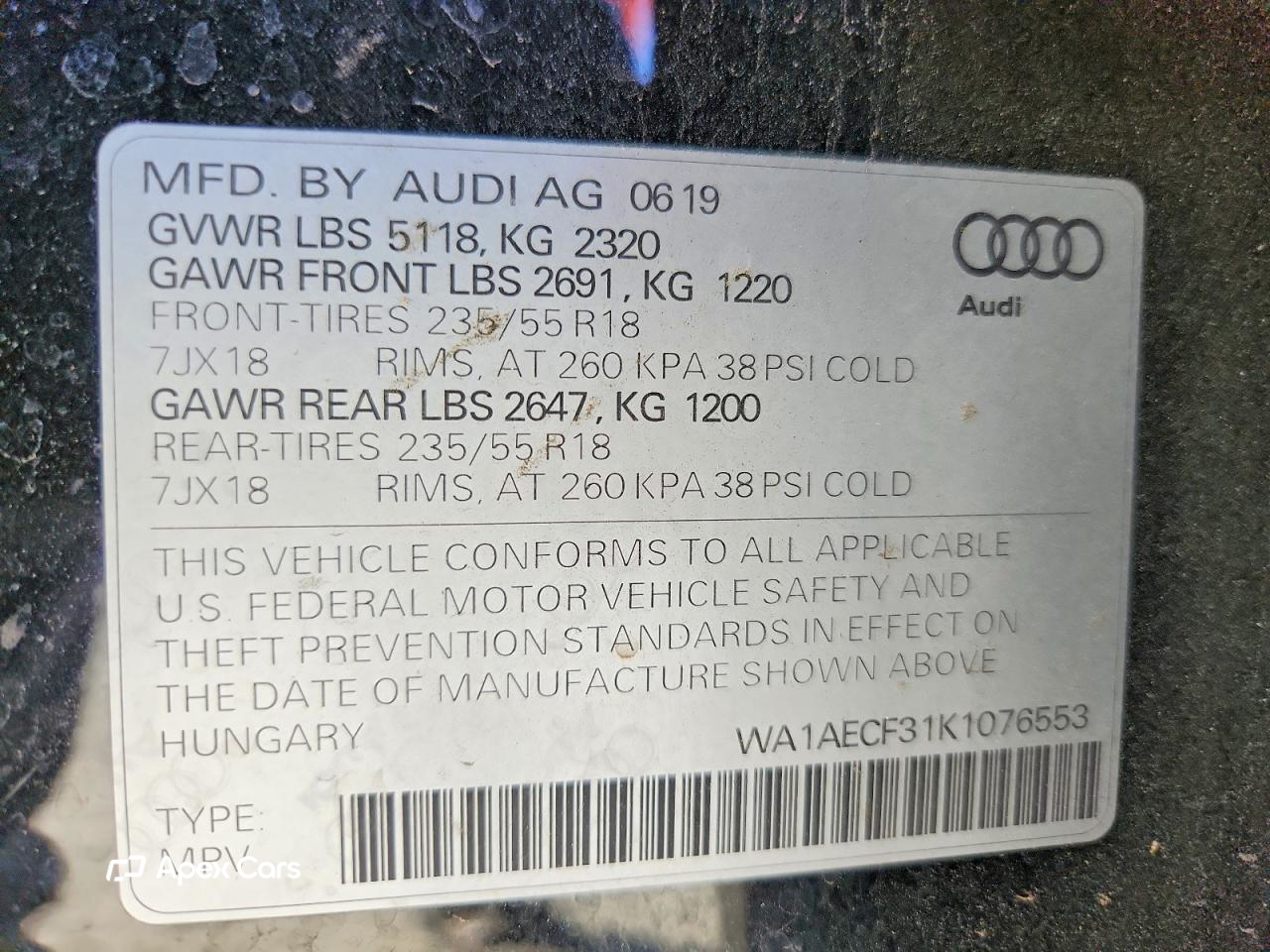 Audi Q3 2019