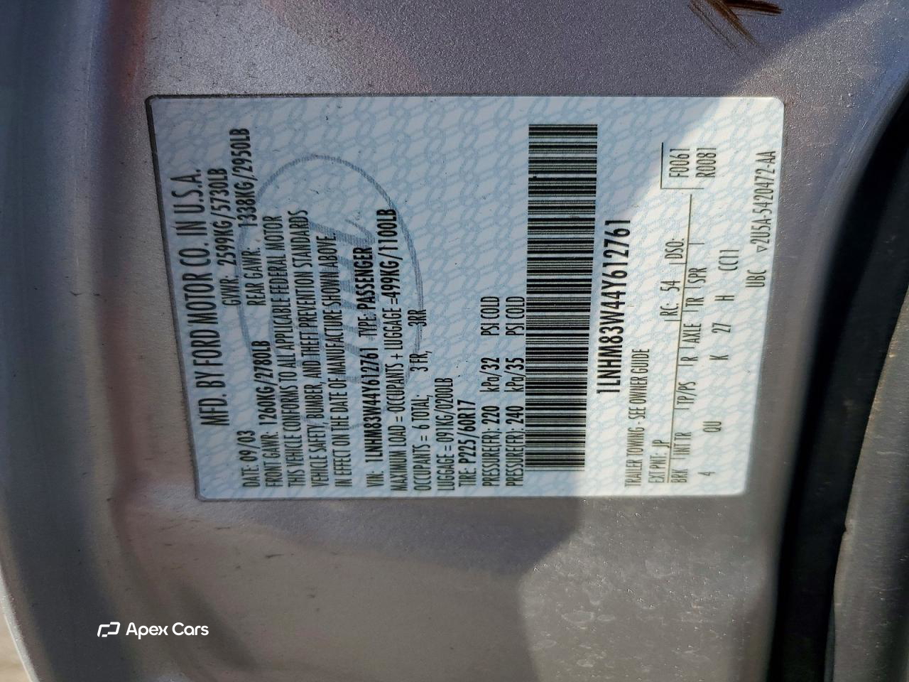 Lincoln Town Car 2004