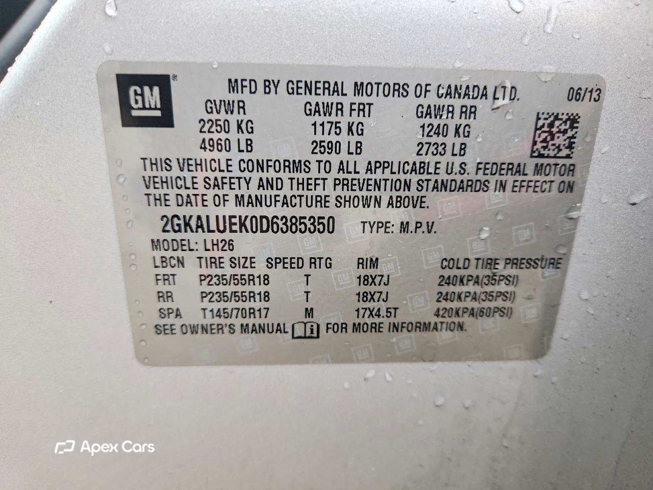 GMC Terrain 2013