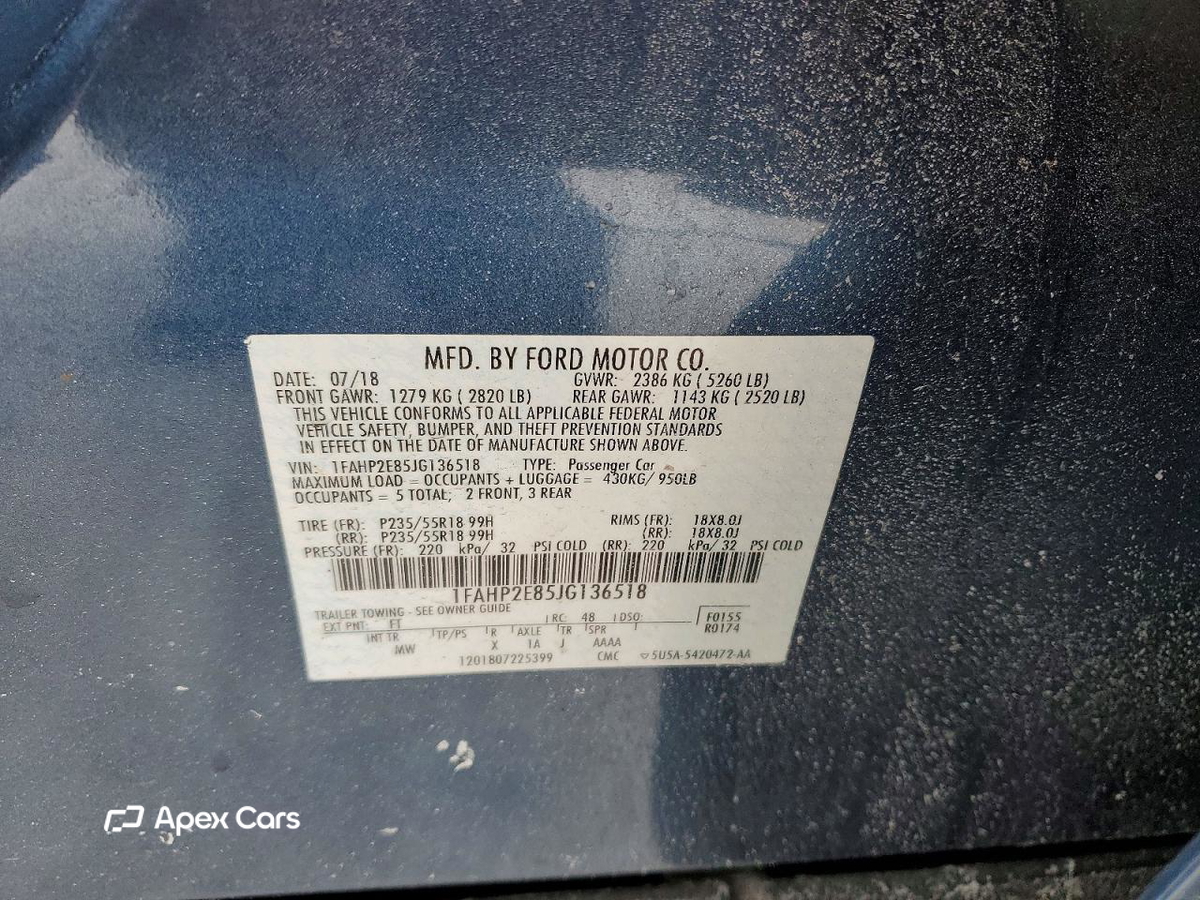 Ford Taurus 2018