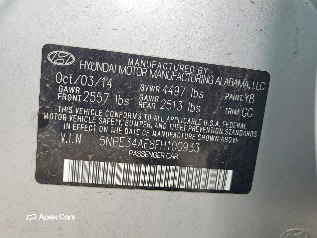 Hyundai Sonata 2015