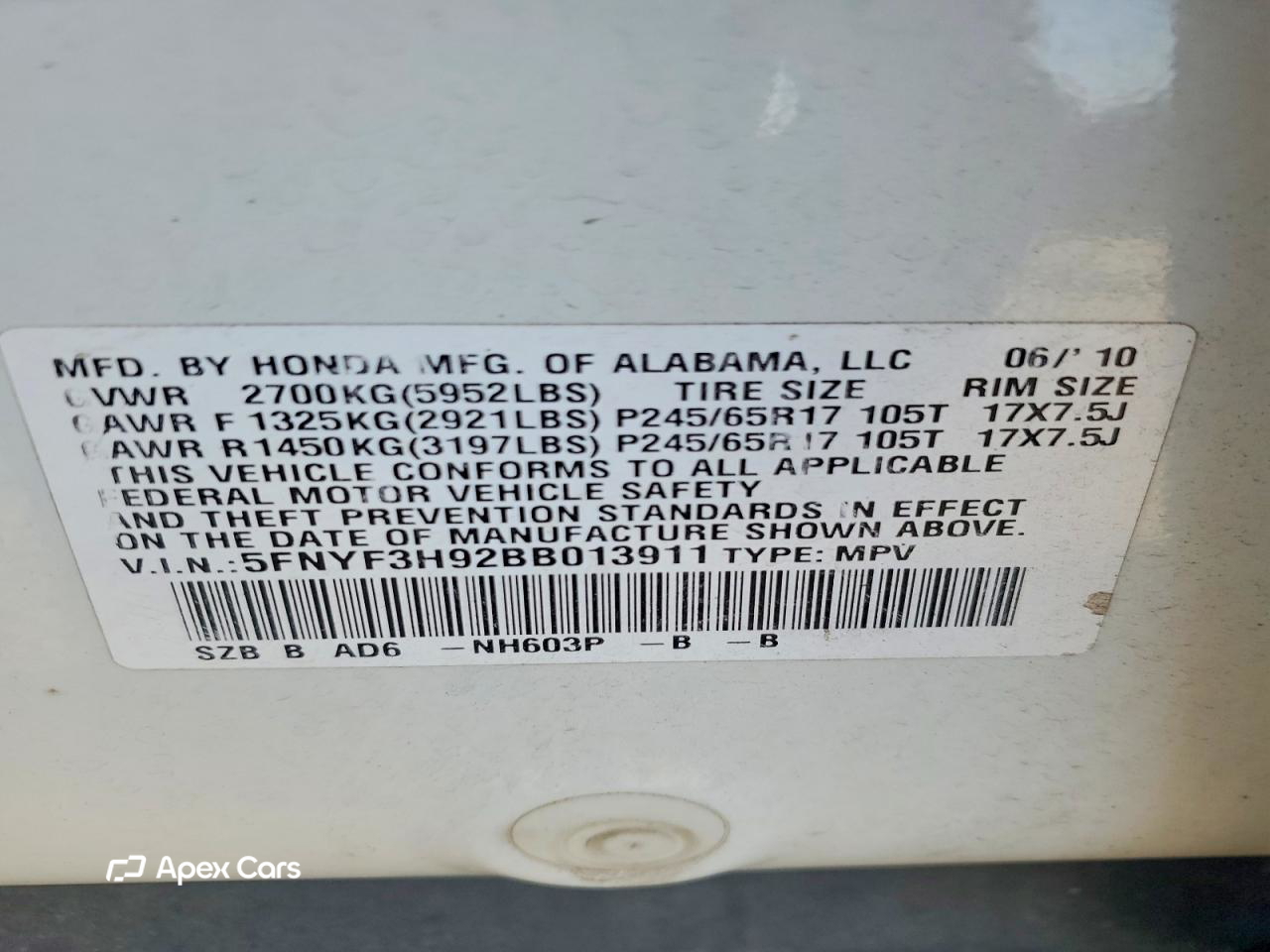 Honda Pilot 2011