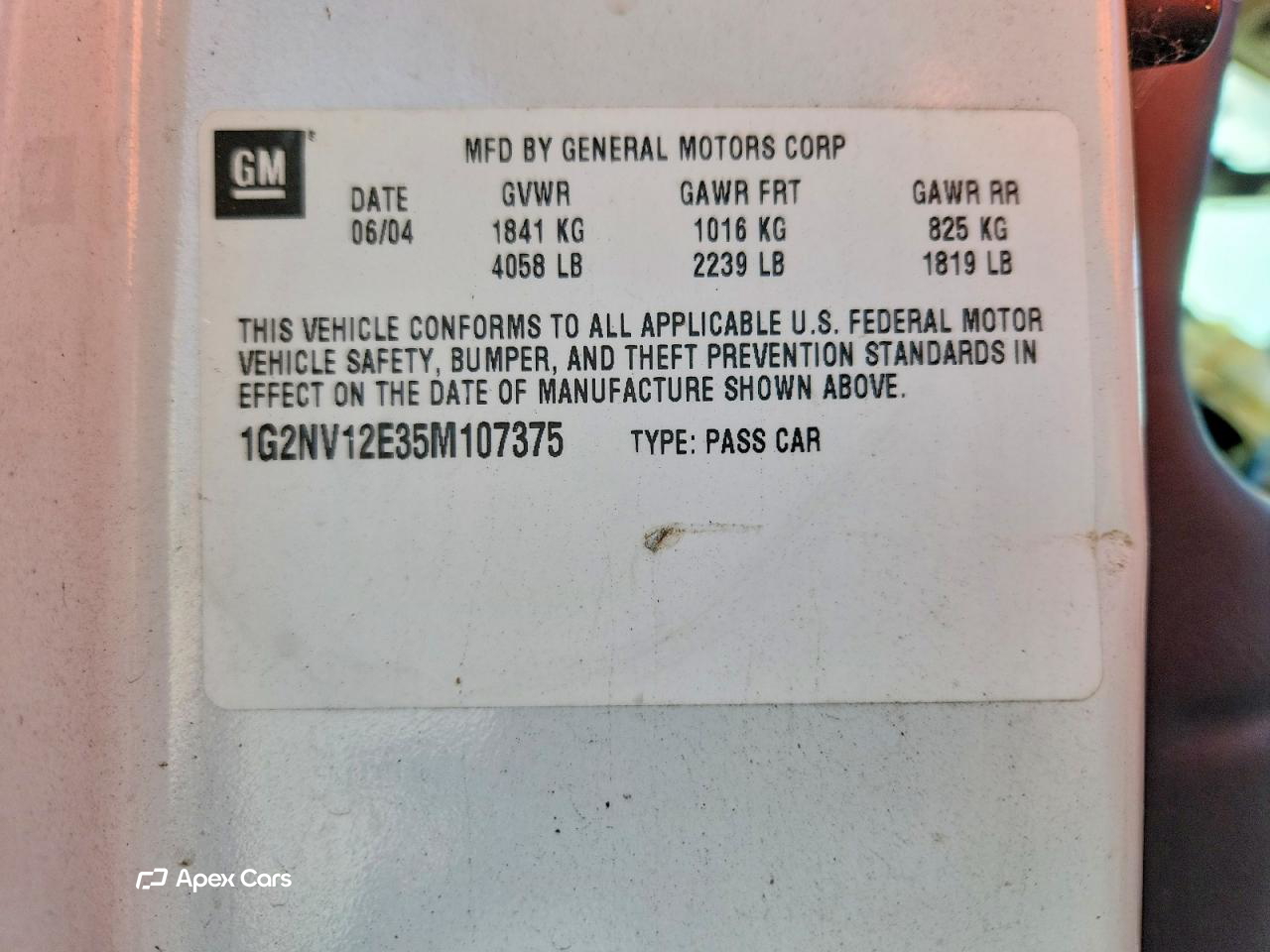 Pontiac Grand AM 2005