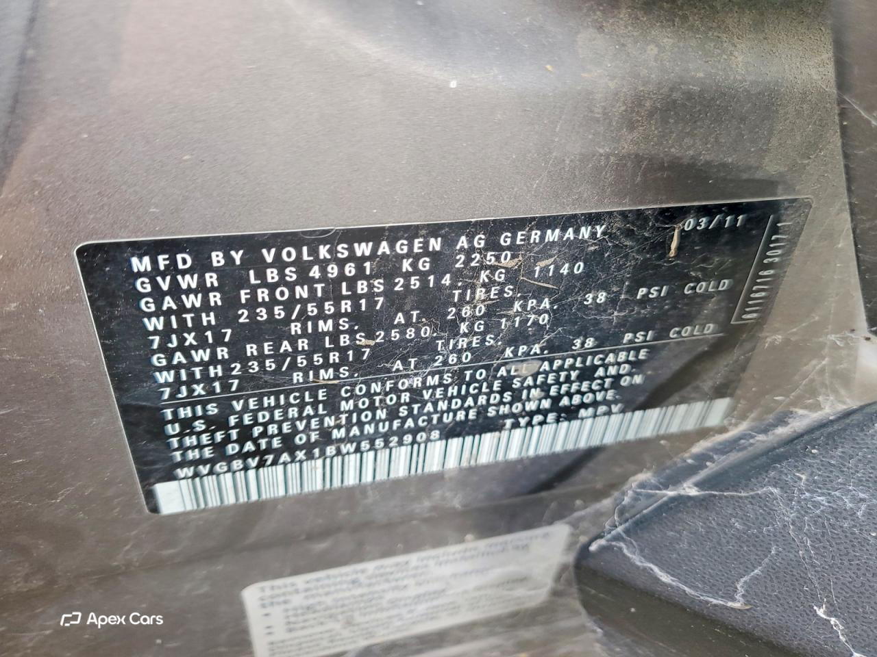 Volkswagen Tiguan 2011