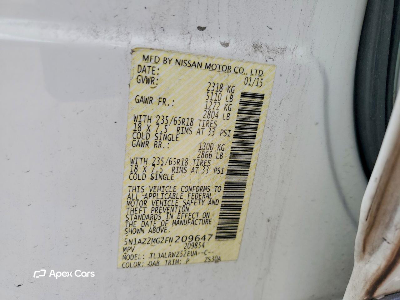 Nissan Murano 2015