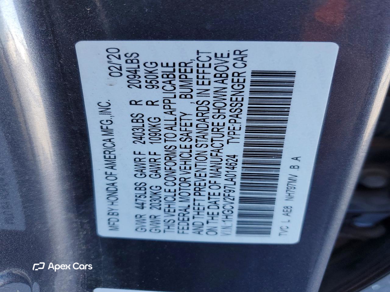 Honda Accord 2020