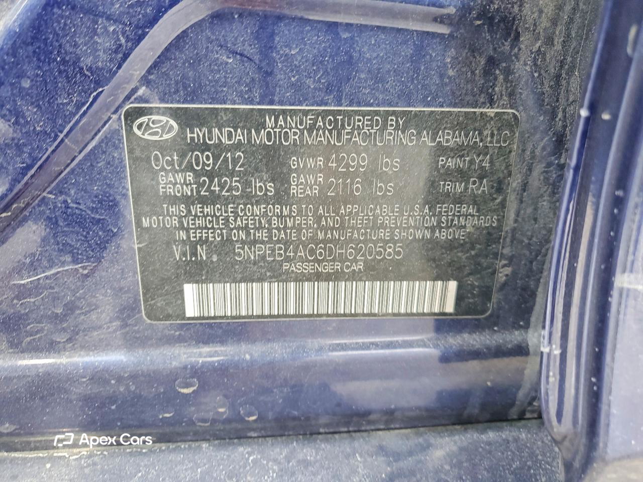Hyundai Sonata 2013