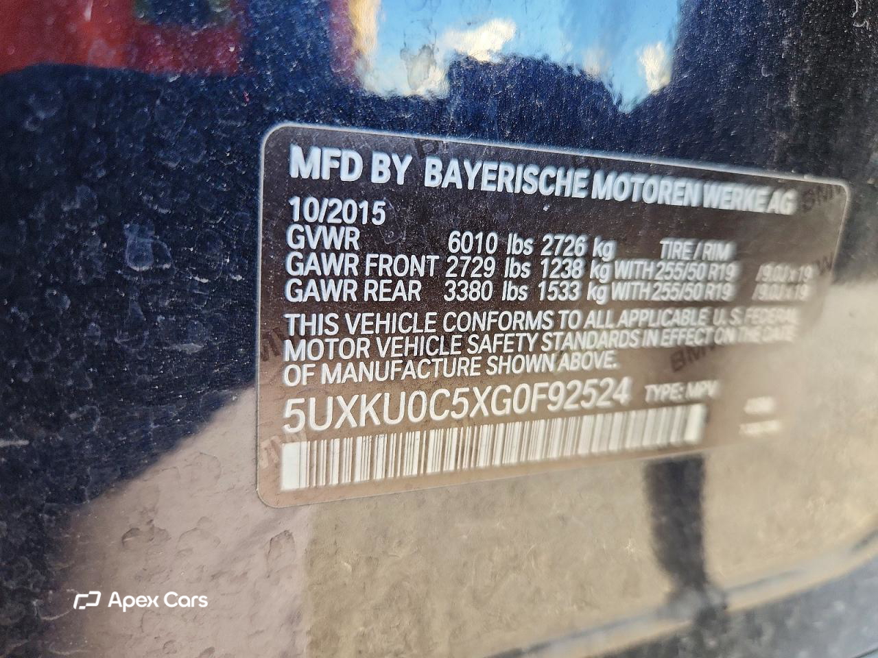 BMW X6 2016