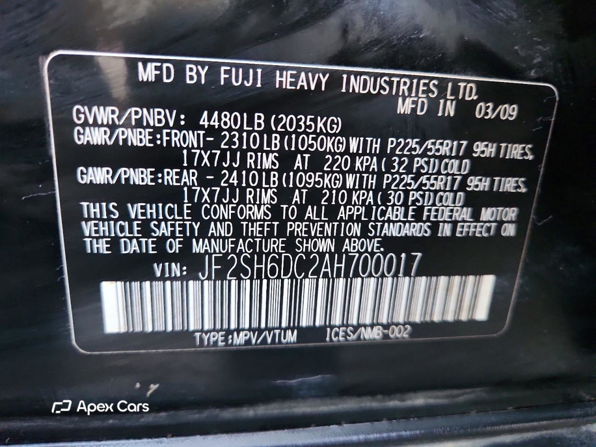 Subaru Forester 2010