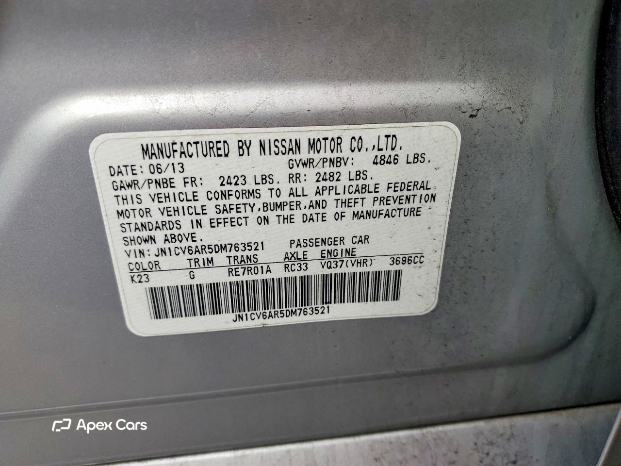 Infiniti G 2013