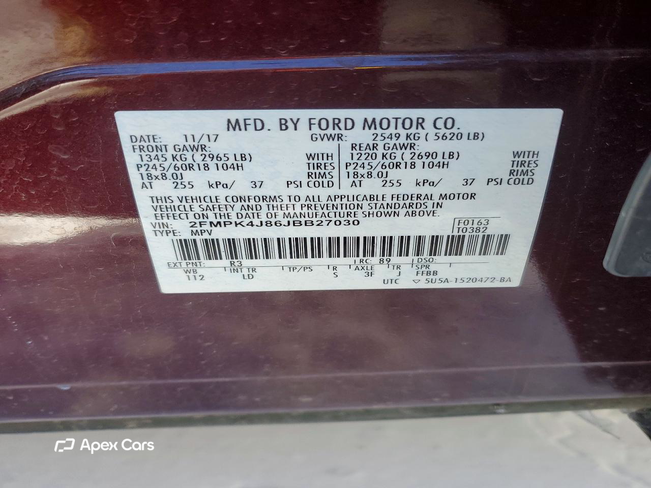 Ford Edge 2018