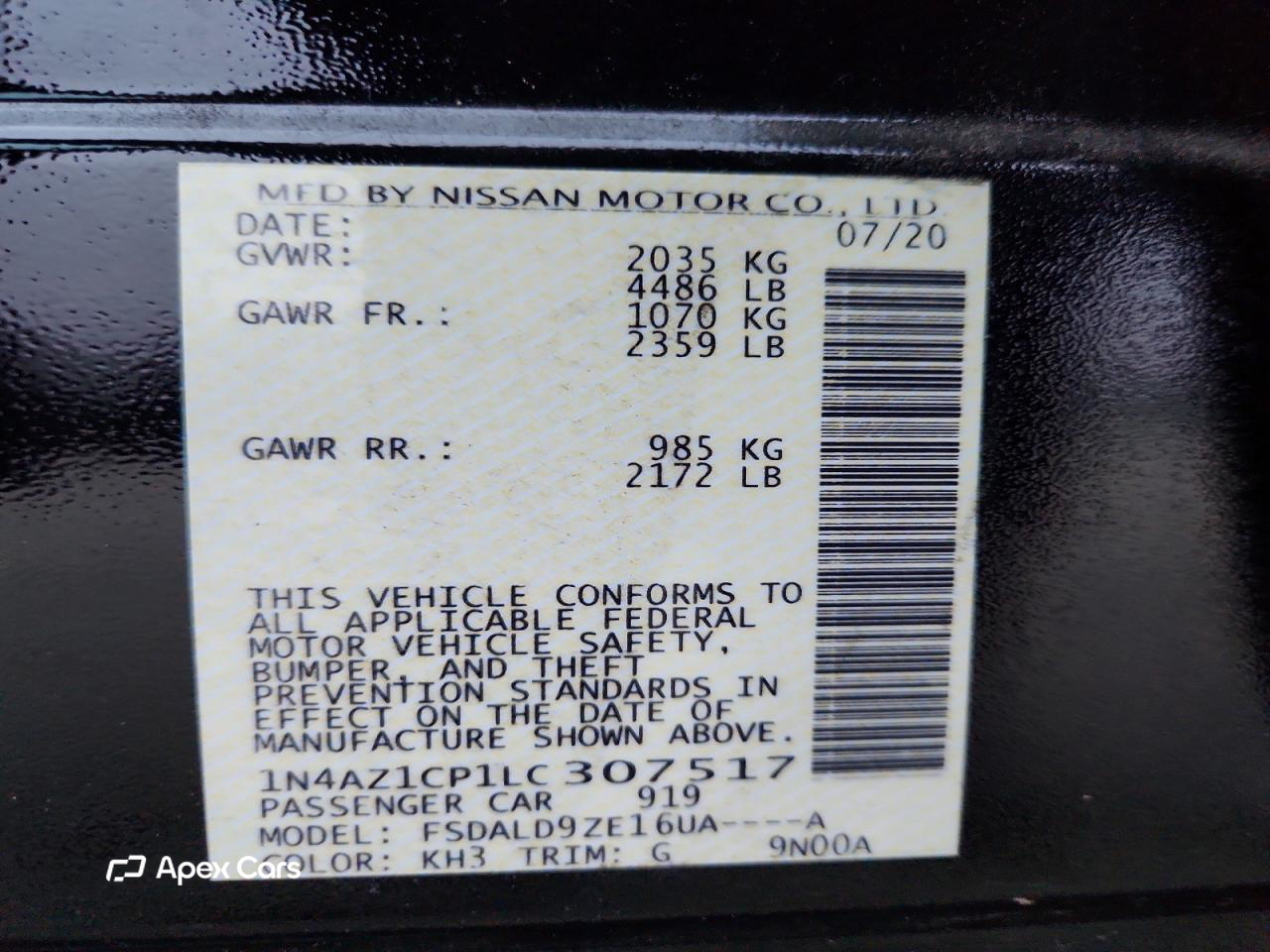 Nissan Leaf 2020