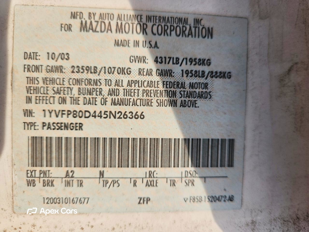 Mazda 6 2004