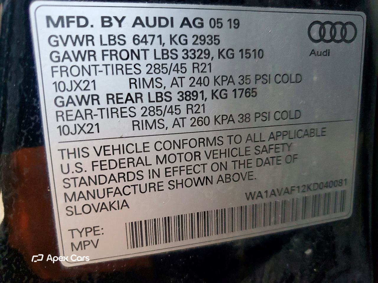 Audi Q8 2019