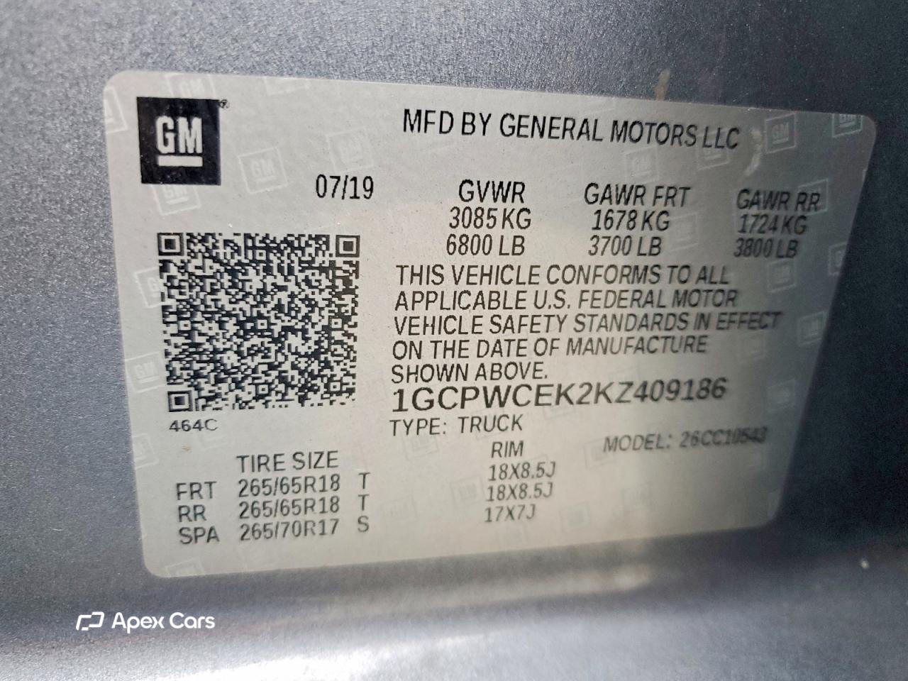 Chevrolet Silverado 2019