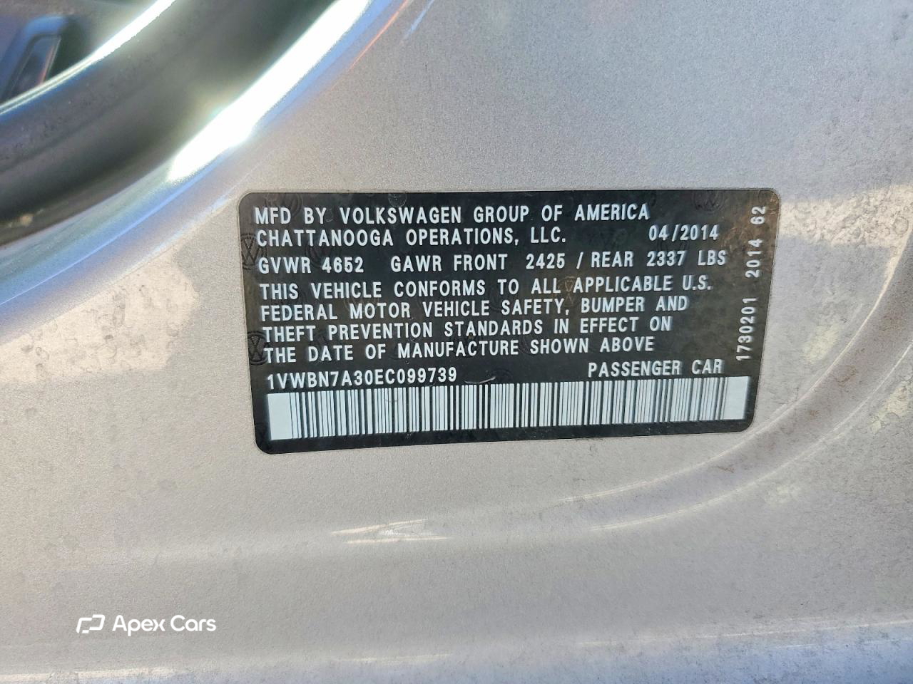 Volkswagen Passat 2014