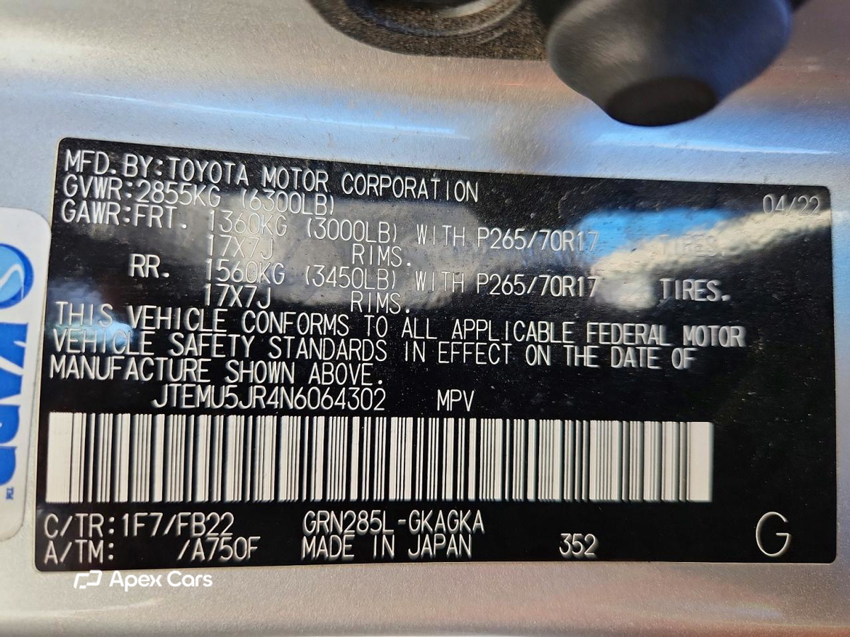 Toyota 4Runner 2022