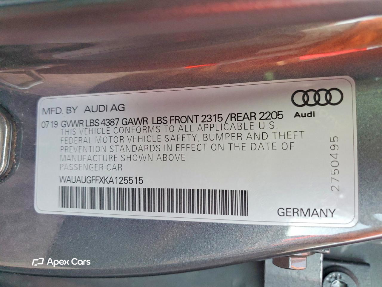 Audi A3 2019