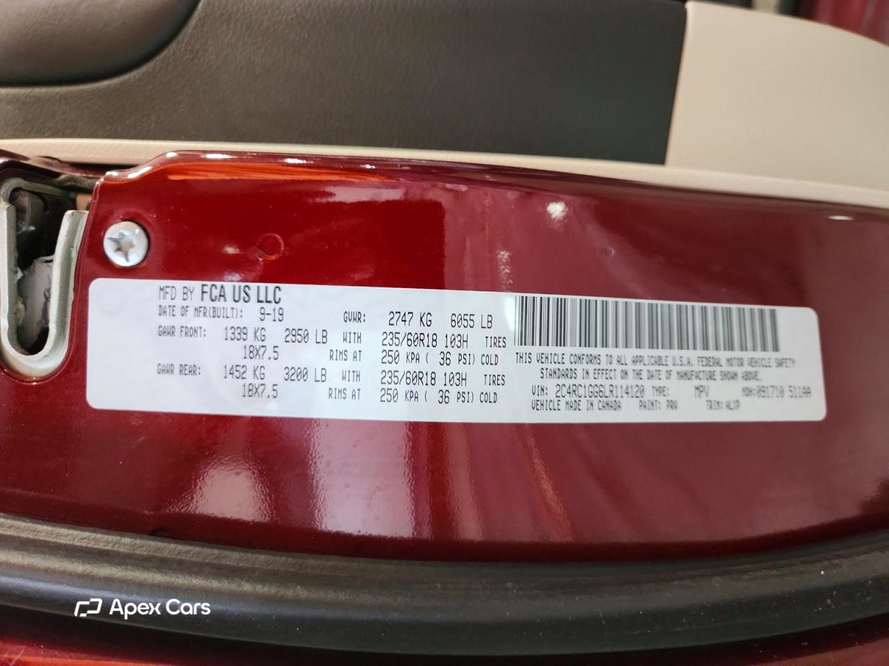 Chrysler Pacifica 2020
