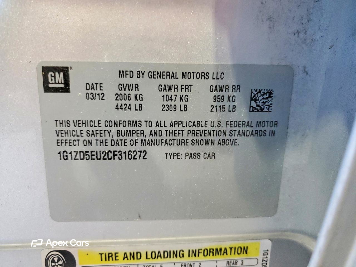 Chevrolet Malibu 2012
