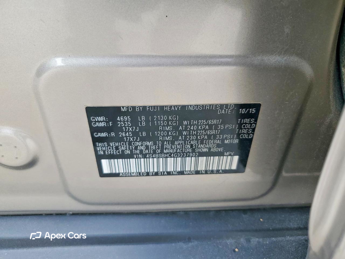 Subaru Outback 2016