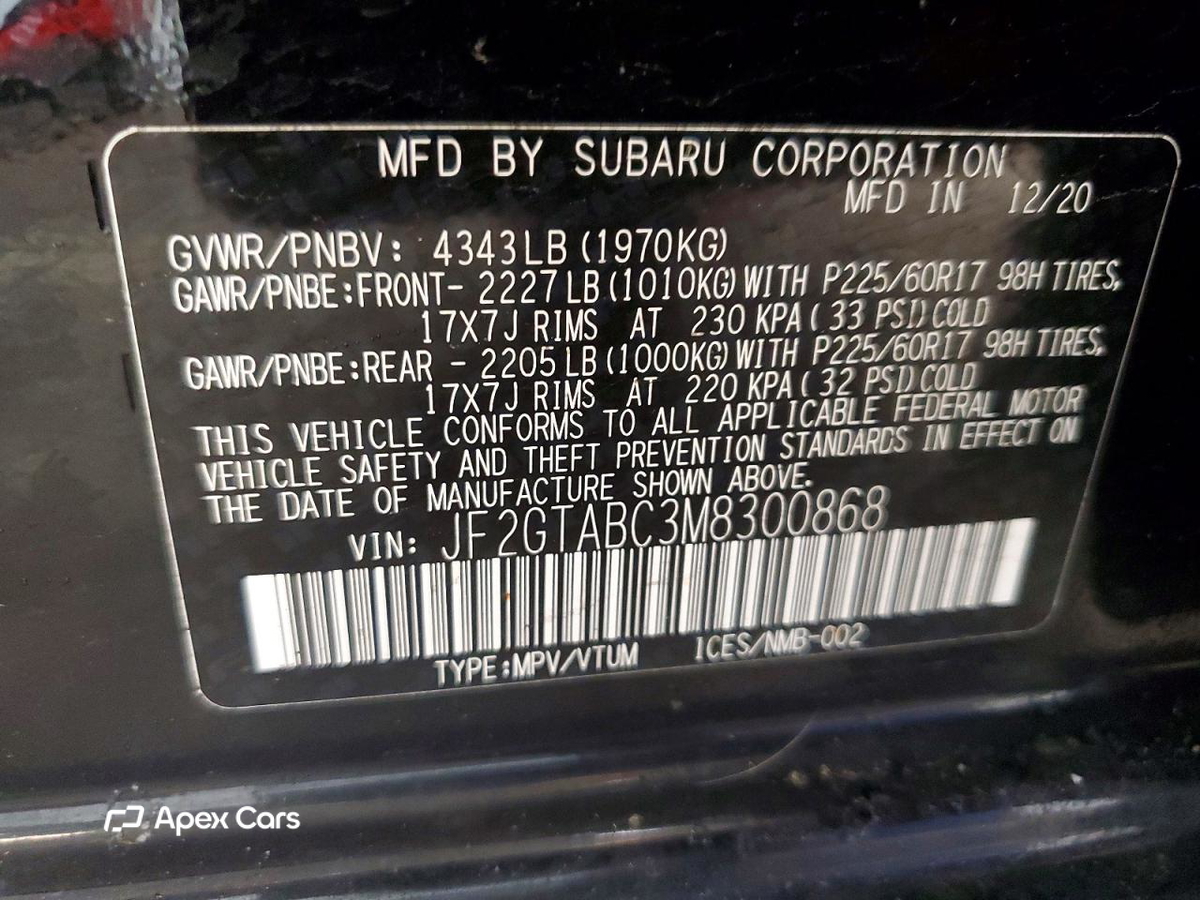 Subaru XV 2021
