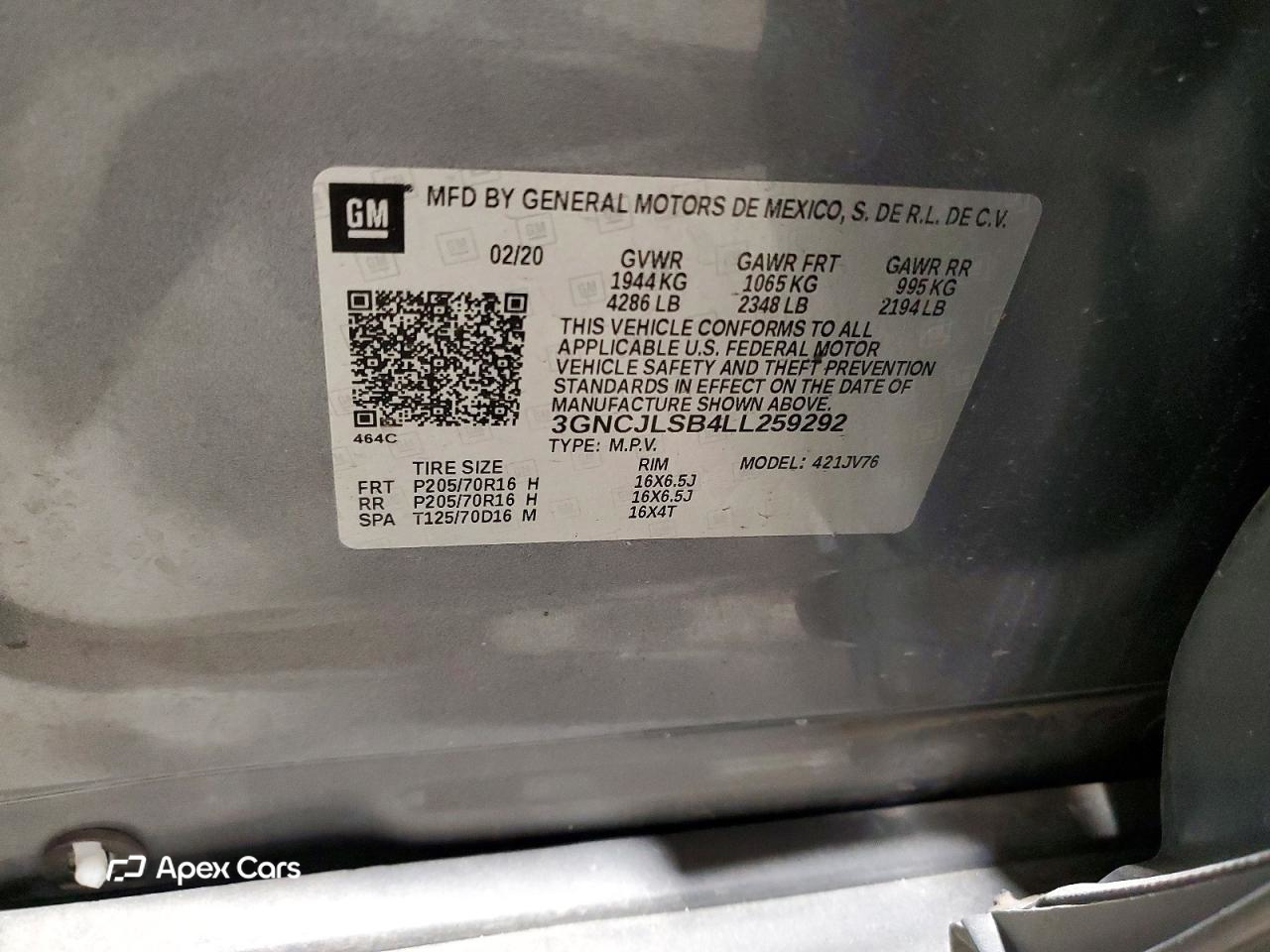 Chevrolet Trax 2020