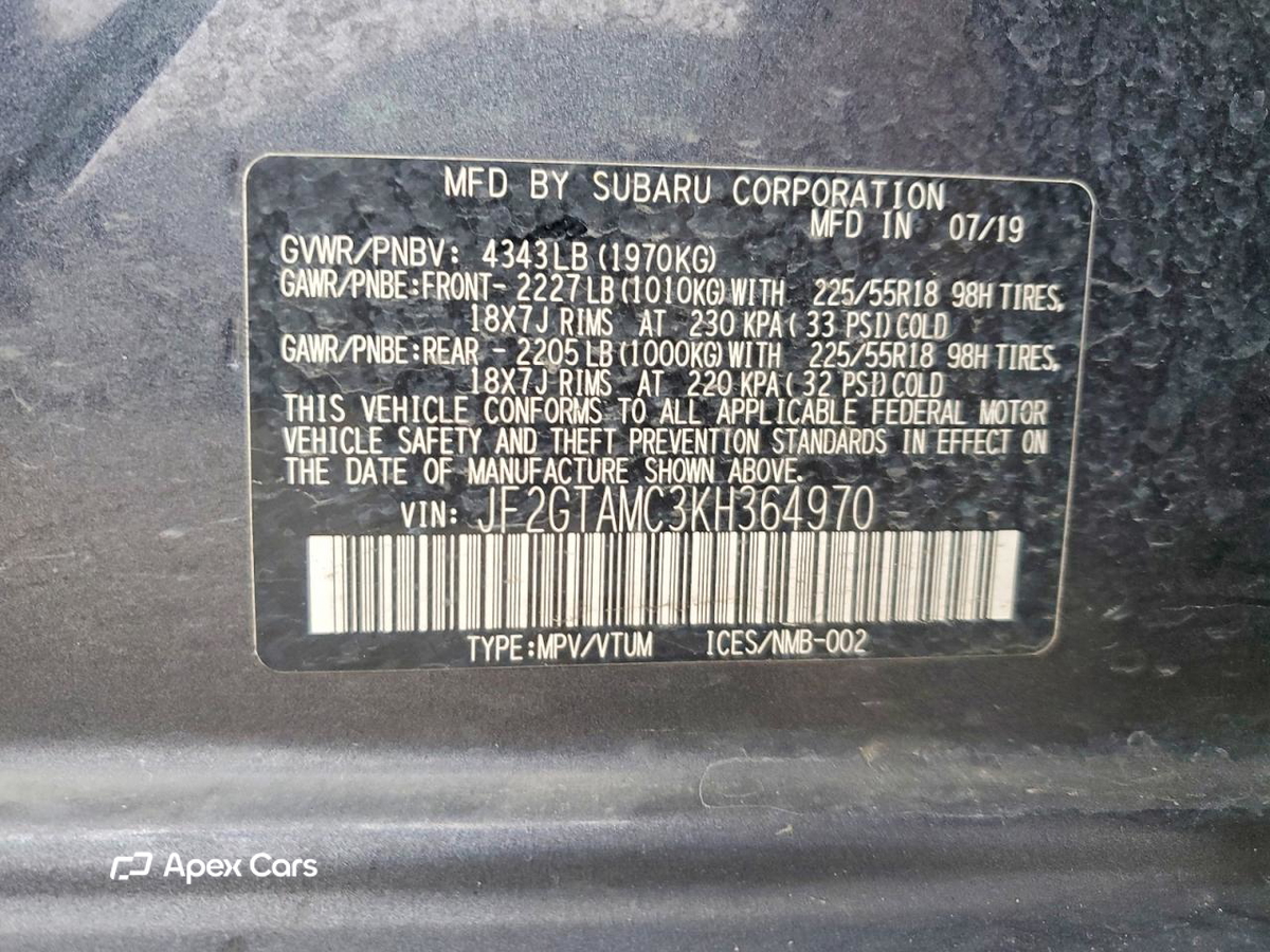 Subaru XV 2019