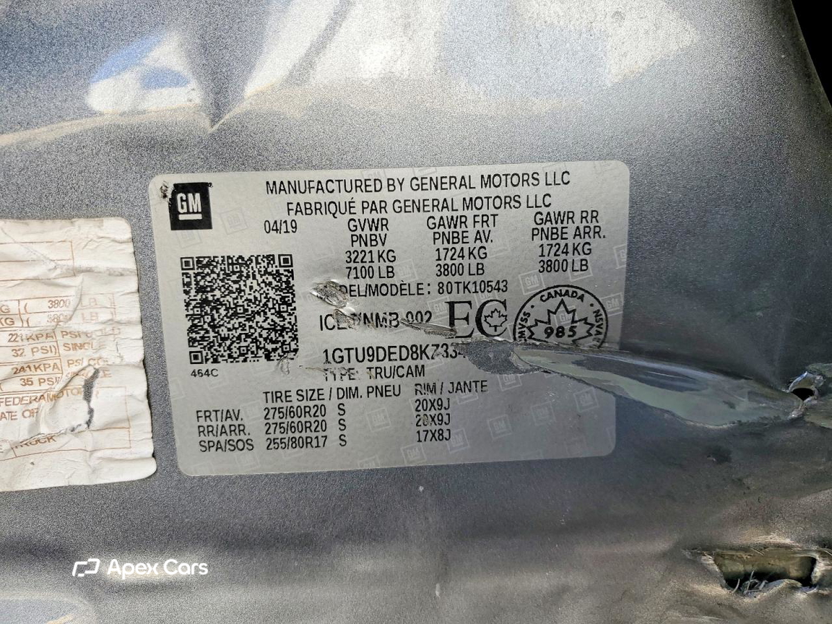 GMC Sierra 2019