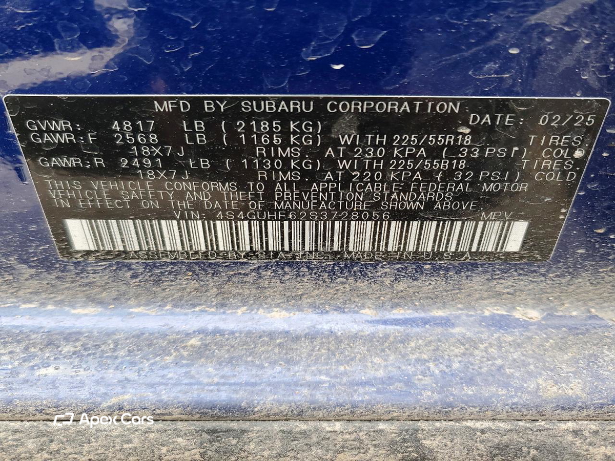 Subaru XV 2025