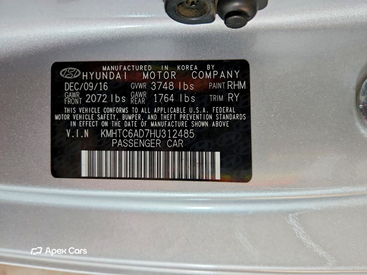 Hyundai Veloster 2017