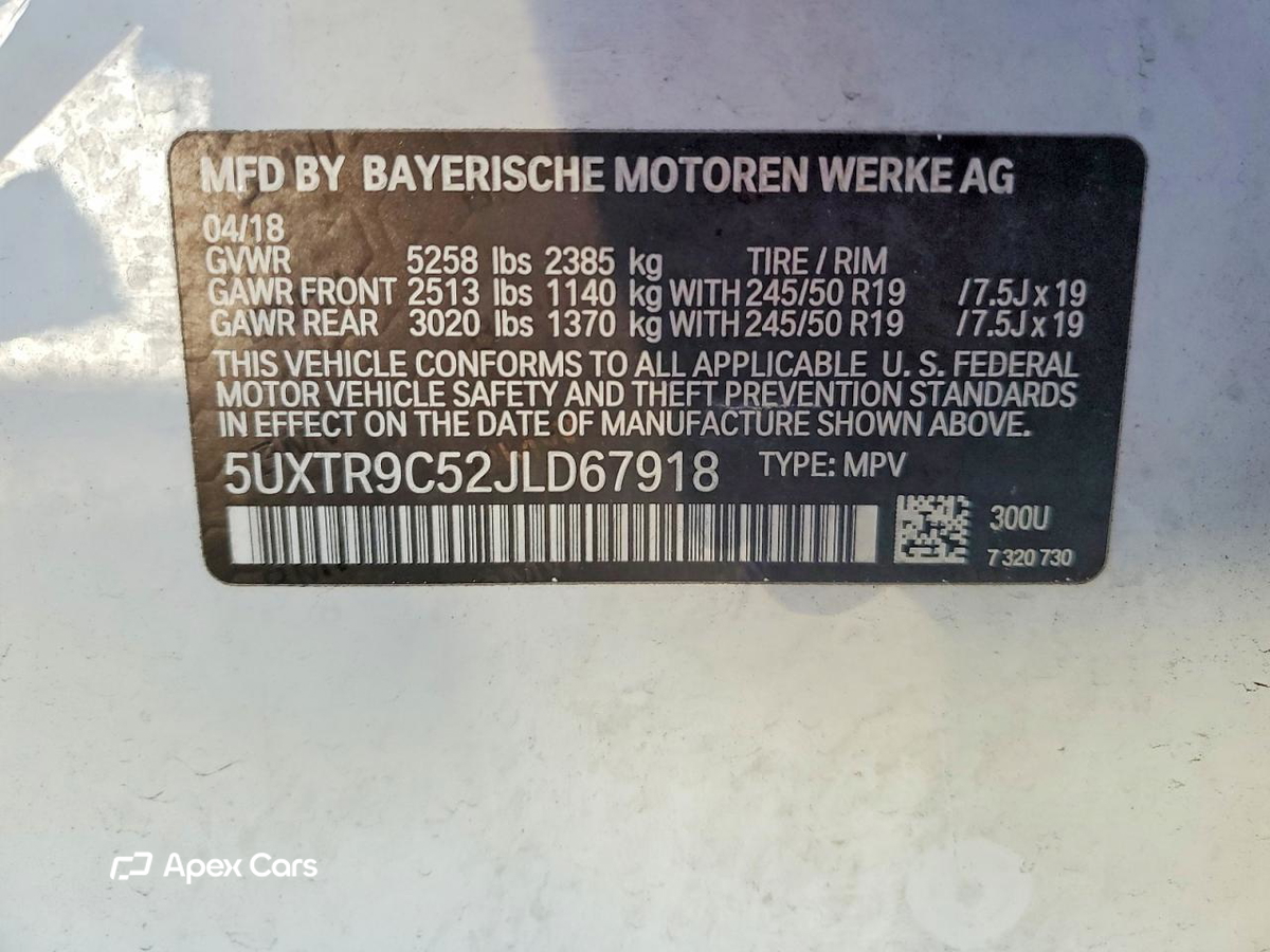 BMW X3 2018