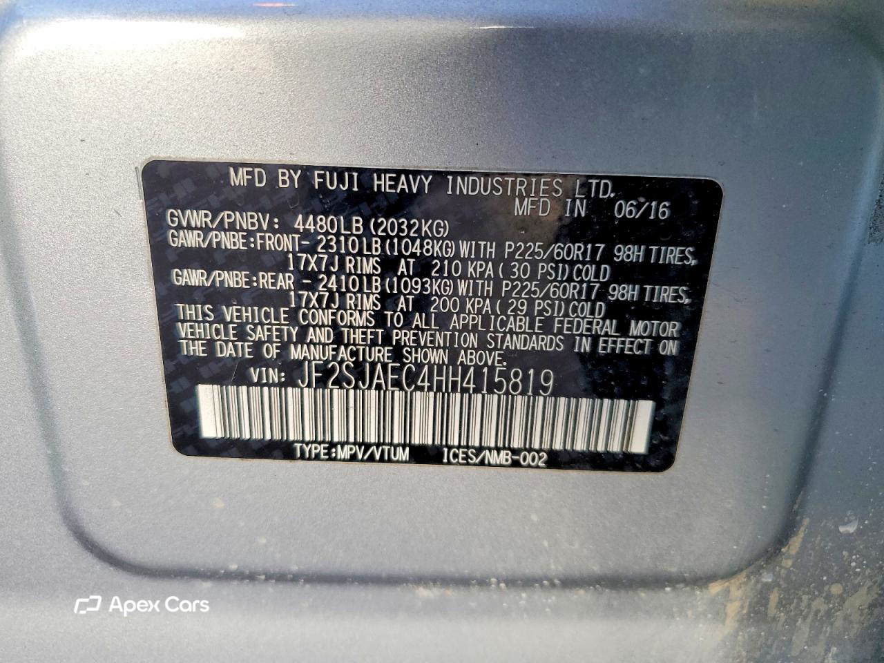 Subaru Forester 2017