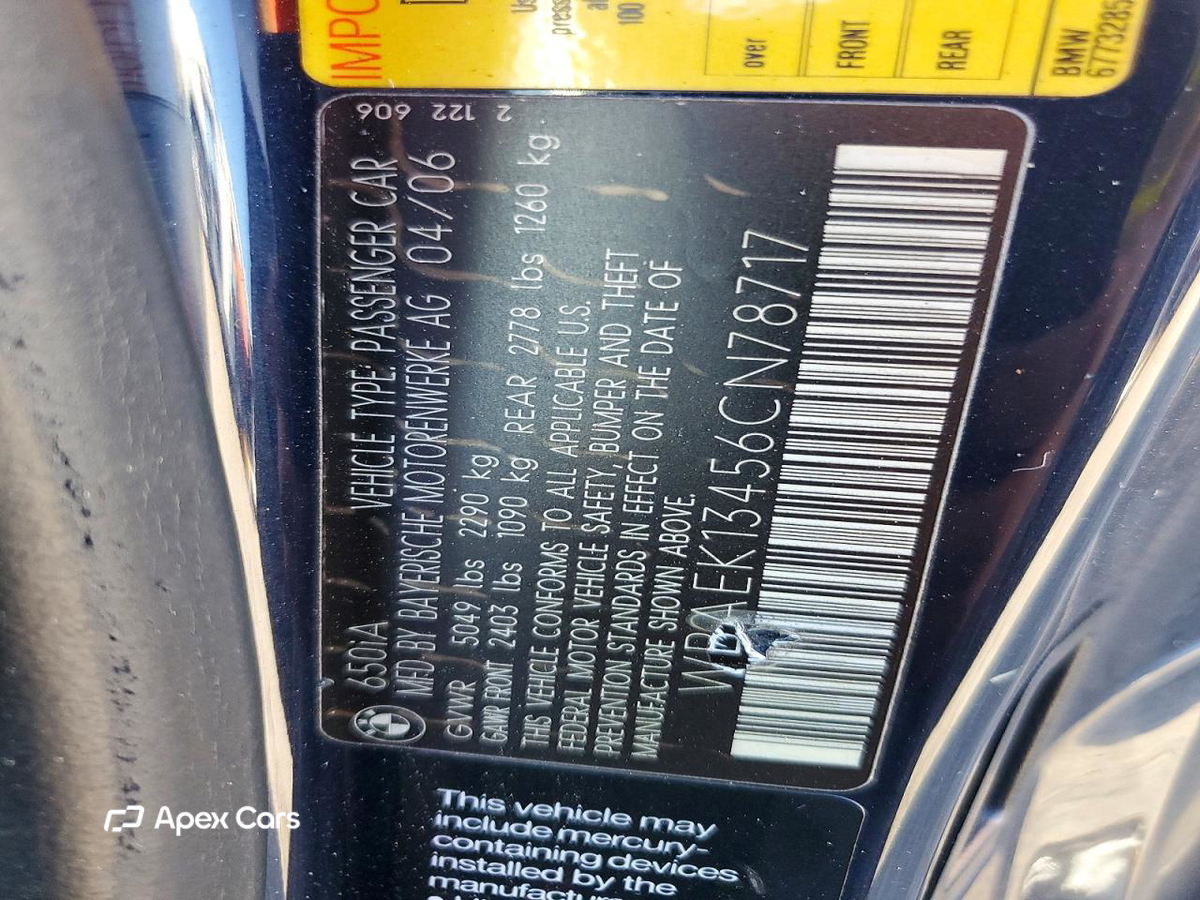 BMW Series 6 2006